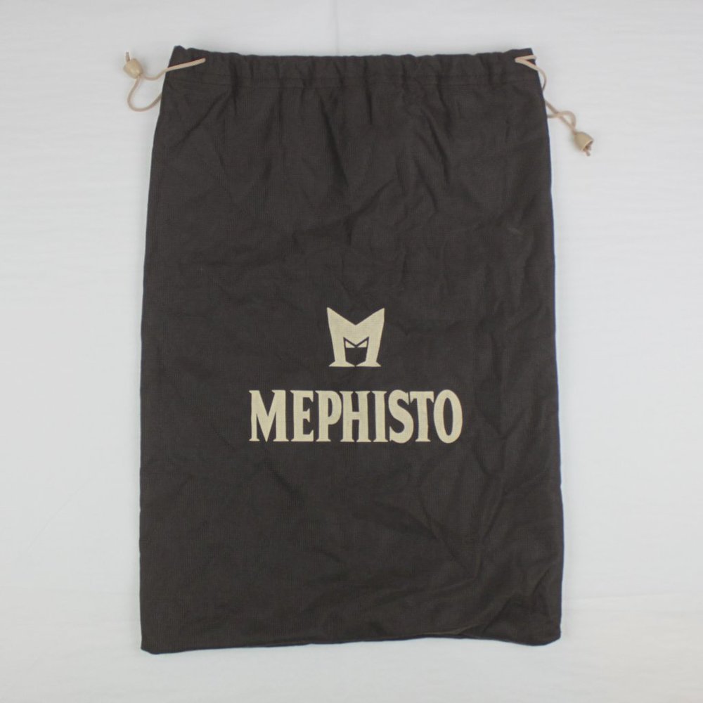 Mephisto 11x16 Gray Brown Double Side Drawstring Dustbag